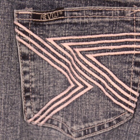 Vintage Revolt Jean Co. Stretch Jeans w/ Belt - Picture 9 of 11